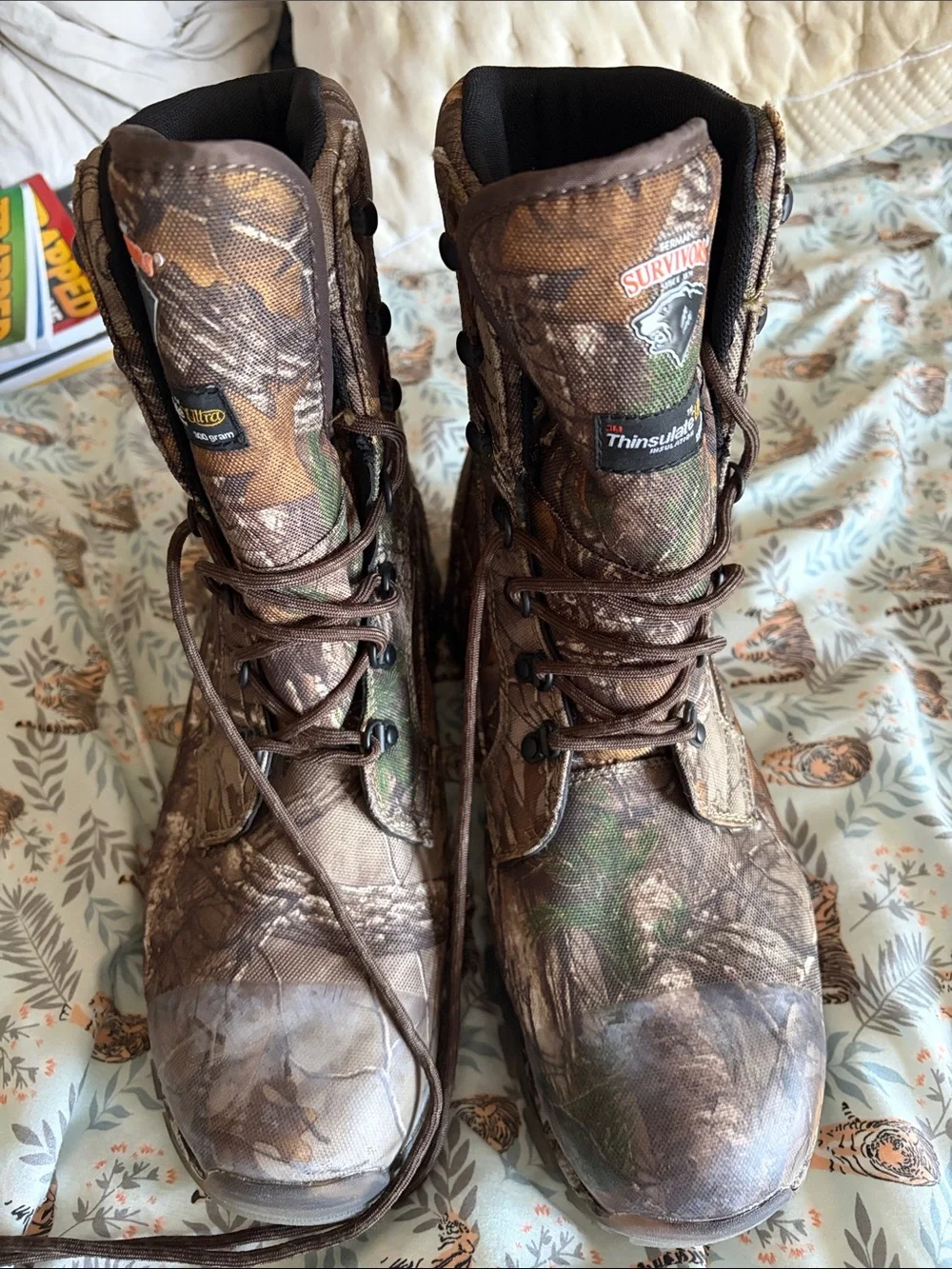 Herman Survivors Hunt Camouflage Insulated Boots - Realtree Camo - 12